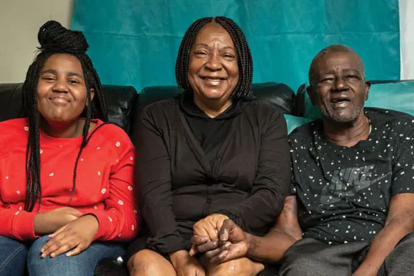 VNS Health Behavioral Health patient Samuel and his family.