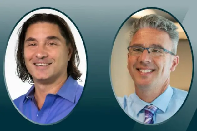 Headshots of Jim Rolla and Stephen Vaccaro