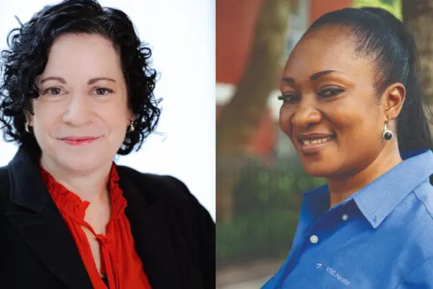 headshots of jessica fear and esther conteh