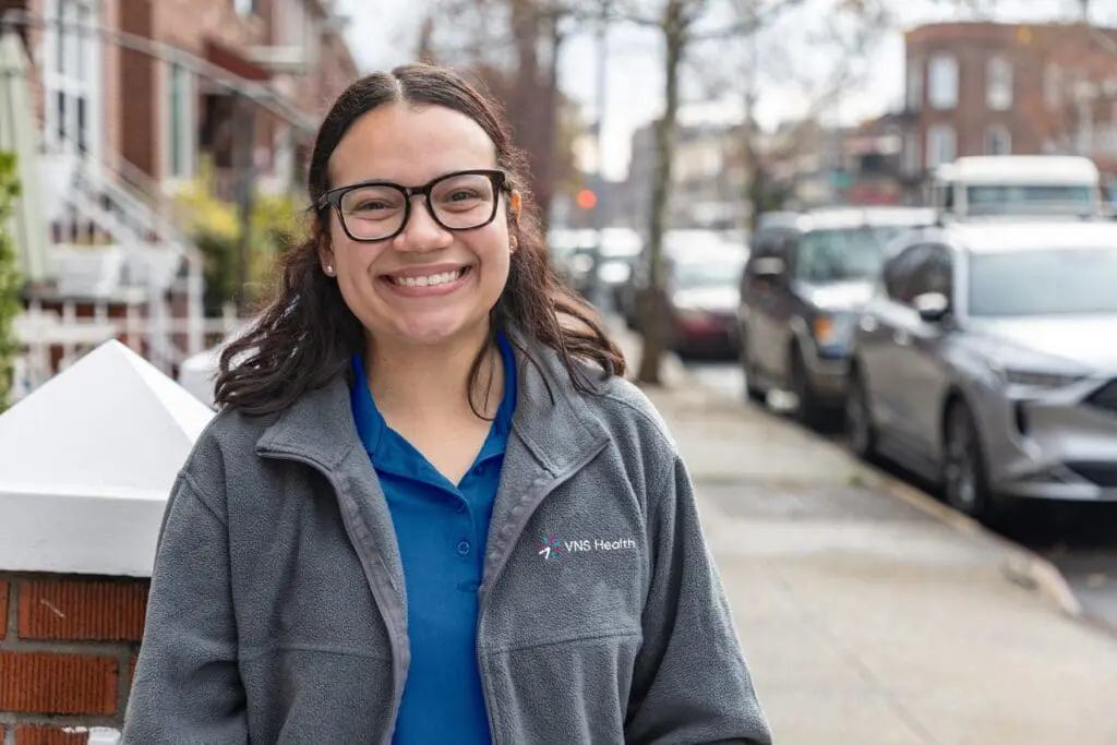 A headshot of Kristina Morel, a participant in VNS Health’s Nurse Residency Program.