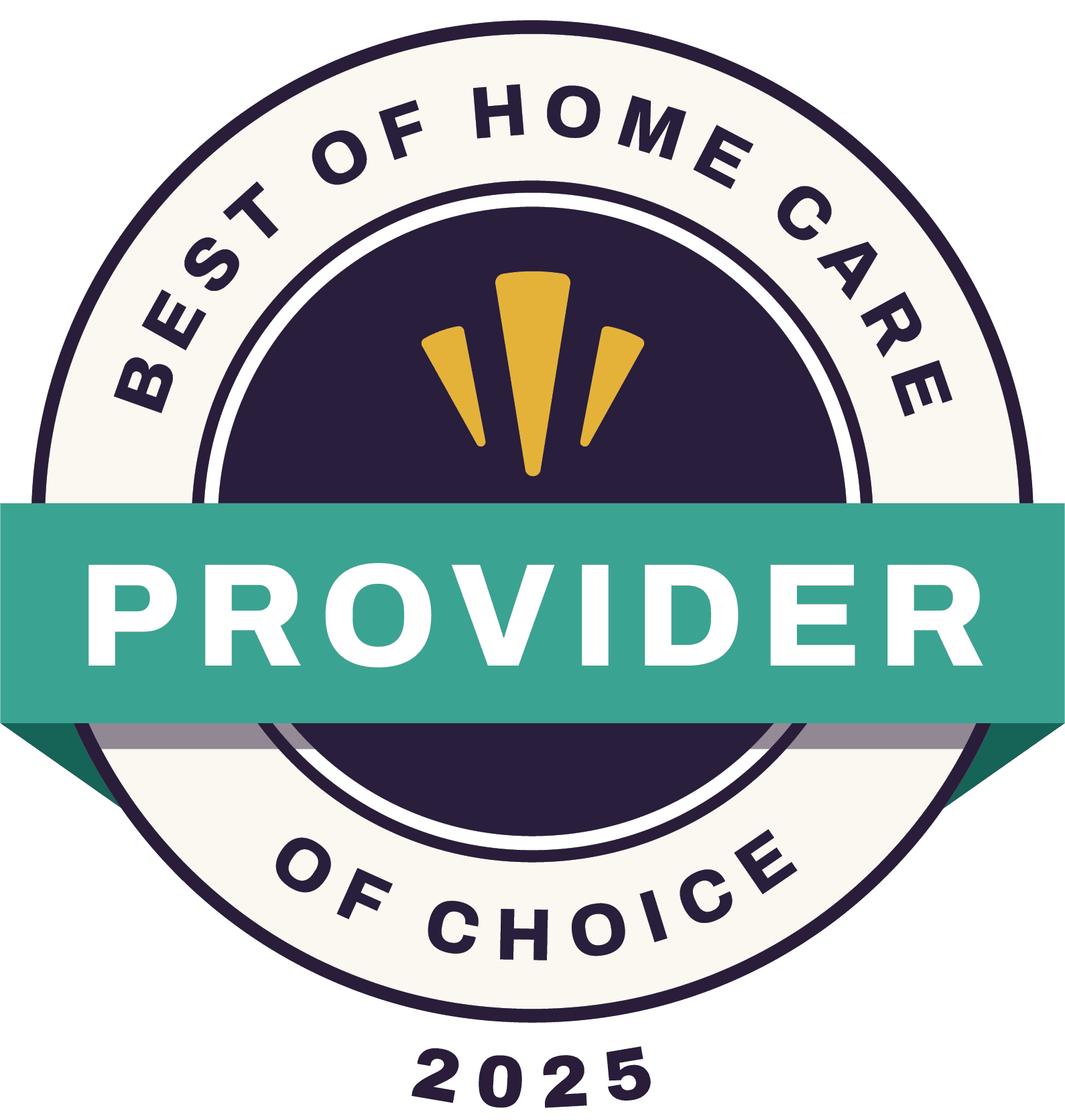 provider of choice award 2025 logo