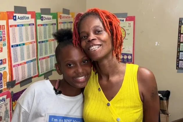 photo of Tati and Shevorn smiling