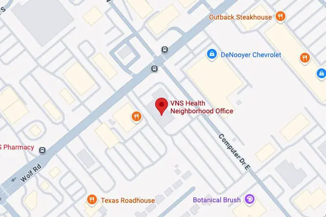 Albany Regional Office map
