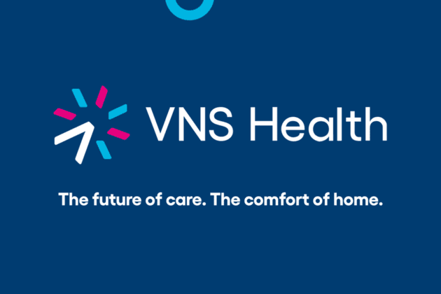 Photo of VNS Health's Logo and tagline.