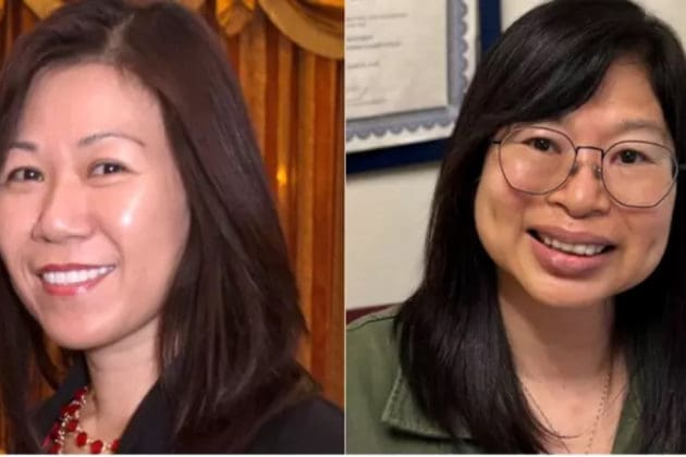 two headshots of teresa and helen both smiling