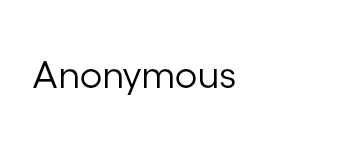 Anonymous